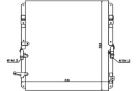 Купить Nissens конденсатор кондиционера toyota land cruiser, фото thumb