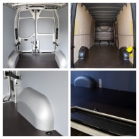 Renault kangoo l2 2021+ комплектная обшивка подкрылок пол стены большой el. Доставка, фото thumb