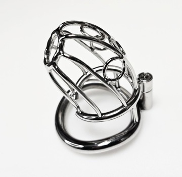Stalowy pas cnoty, Chastity Belt klatka na penisa + Pasek