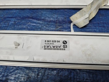 фото thumb №12, Планки порогові накладки led bmw g12 individual комплект