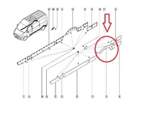 фото thumb №4, Молдинг подкрылок renault master iii задняя левая