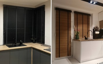 ŻALUZJE DREWNIANE 50 MM NA WYMIAR 100x290