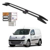 фото thumb №1, Рейлинги кровельные renault kangoo ii 2008-2022 l2 длинный чёрные прочные долговечный