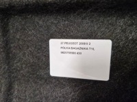 фото thumb №11, Peugeot 2008 ii 2 полка багажника зад 9825755580