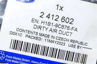 фото thumb №7, Ford fiesta mk7 труба впуск воздуха 2412602 nowa оригинальная h1b1-9c676-fa