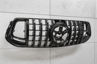 фото thumb №7, Mercedes gle w167 2019+ решётка радиатора panamericana gt brabus стиль чёрный з камера