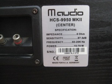 Maudio M Audio HCS-9950 MKII центральный центр X