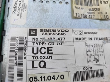 фото thumb №6, Раскодированный радио навигация дисплей vectra c signum 13188477