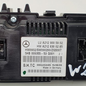 фото thumb №7, Панель управление воздуховод mercedes w212 a2129005902
