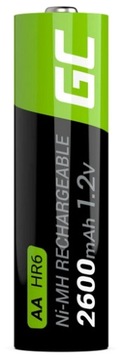 12 БАТАРЕИ AA R6 GREEN CELL 2600 мАч