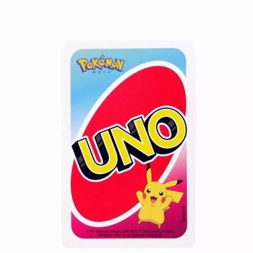 Семейные карточные игры UNO Pokemon, игральные карты, 112 шт., для подарка ребенку