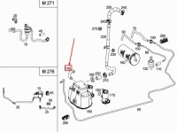 Купить Пабтрубок  фильтра угольный mercedes-benz slk r172 a1714760826, фото thumb