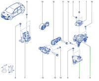 Кронштейн подушка коробки renault espace v kadjar megane iv scenic iv talisman Оригінал, фото thumb