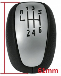 фото thumb №12, Ручка переключения передач renault koleos i mk1 1 koleos hy od 2008 do 2015 кожа