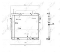 фото thumb №1, Радиатор wody 58534 nrf toyota hilux vii