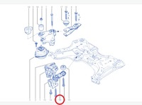 фото thumb №4, Подушка двигателя задняя espace iv laguna ii оригинал