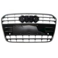 Купити Audi a6 c7 решітка радіатора решітка  срібляста середня хром, фото thumb