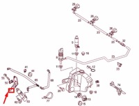 Купити Mb ml w163 кронштейн do чищення фара лівого  a1638601714, фото thumb