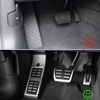 фото thumb №10, Накладки na педали audi a4 b9 автоматическая коробка передач подножка