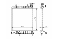 фото thumb №2, Hart 611 890 радиатор, система охлаждение двигателя