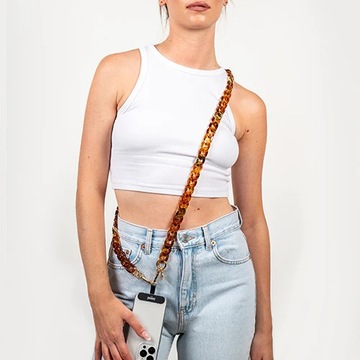 Zanae Chaine Necklaces Smycz Łańcuszek Pasek Sznurek do Telefonu 130 cm