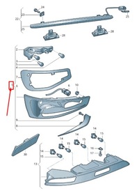 фото thumb №2, Audi q3 8u rear правий taillight 8u0945094ab