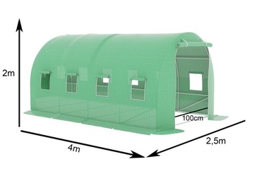 ФОЛЬГОВЫЙ САДОВЫЙ ТУННЕЛЬ 10м2 4x2,5x2 ТЕПЛИЦА PRIMAVEO UV-4 ФОЛЬГА + БЕСПЛАТНО