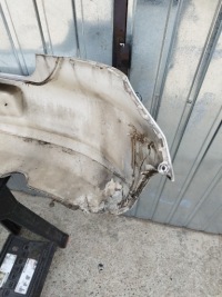 фото thumb №16, Бампер задняя задний 5 дверь hb vw polo 6r v 5 lata 2009-2014 белый