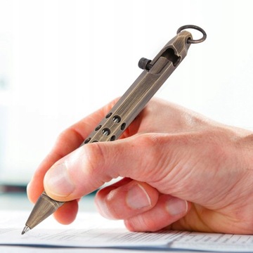 ЛАТУННАЯ ТВОРЧЕСКАЯ РУЧКА РУЧНОЙ РАБОТЫ 13 СМ