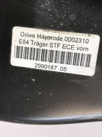 фото thumb №7, Bmw x1 e84 09- балка підсилювач бампера перед 2990187