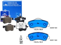 фото thumb №7, Ate 13.0460-3867.2 набор тормозных колодок тормозных, тормоза дисковые
