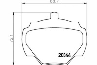 Комплект гальмівних колодок гальмівних textar rtc3164 gbp266 Ціна, фото thumb