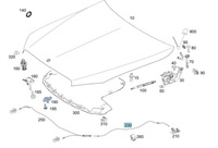 фото thumb №4, Трос капот двигуна mercedes c205