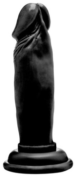 REALISTIC COCK - 6” - BLACK REALISTYCZNY WIBRATOR