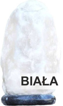 Соляная лампа 3-4 кг белой соли, основание из серого мрамора.