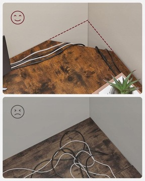 BIURKO NAROŻNE KOMPUTEROWE DUŻE LOFT INDUSTRIALNE RUSTYKALNE METALOWE 150cm