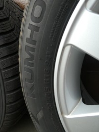 фото thumb №12, Диски алюминий  алюминиевые диски шины зимний kumho 205/55/16 vw 5x112 2022r