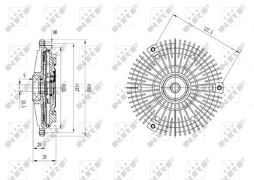 фото thumb №13, Сцепление вязкостный opel omega 2.0 09/1986-03/1994