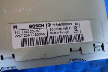 фото thumb №6, Радіо 3c8035195f stbdb volkswagen jetta 6 vi