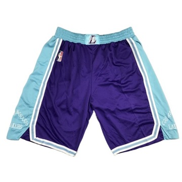 Мужские баскетбольные шорты Los Angeles Lakers с вышивкой STAR, фиолетовые, XXL