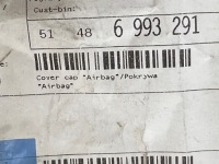 фото thumb №4, Заглушка крышка стойка подушка безопасности bmw x7 g07 nowa oem