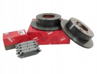 фото thumb №1, Fiat grande punto 1.2 1.4 тормозные колодки тормозные диски набор тормоза задняя