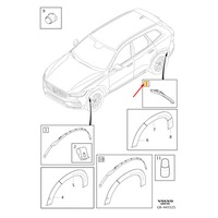 фото thumb №6, Volvo xc60 ii бризковик лівий задня 32392710