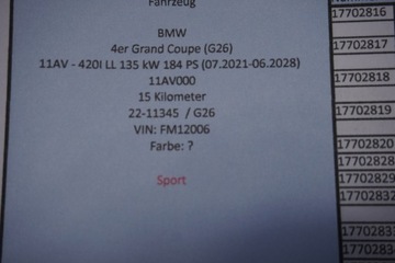 фото thumb №9, Обшивки дверь bmw i4 g26 кожа led 15km.