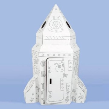Космическая ракета из картона для рисования Текторадо.