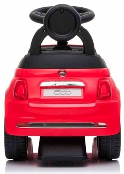 Самоходный ходунок Fiat 500 - Коралло красный