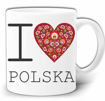 СУВЕНИРЫ ИЗ ПОЛЬШИ И ЛЮБОВЬ ПОЛЬША КРУЖКА + КОРОБКА GW656