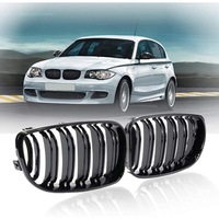 фото thumb №7, Решётка радиатора радиатора перед чёрный высокий блеск do e81 e82 e87 e88 2008-2013