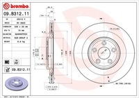 фото thumb №1, Brembo 09.b312.11 диск тормозная