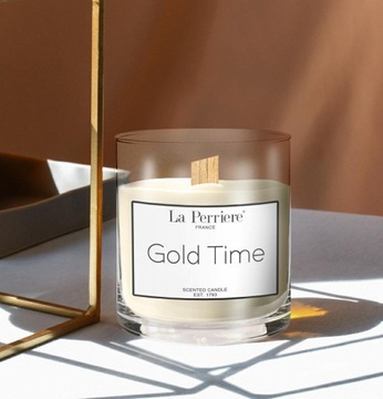 LA PERRIERE GOLD TIME СОЕВАЯ АРОМАТИЧЕСКАЯ СВЕЧА